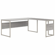 Bush Business Furniture Hybrid 72W x 30D L Shaped Table Desk In Platinum Gray - HYB026PG