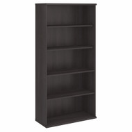 Bush Business Furniture Hybrid Tall 5 Shelf Bookcase In Storm Gray - HYB136SG-Z