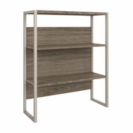 Bush Business Furniture Hybrid 36W Bookcase Hutch In Modern Hickory - HYH236MH