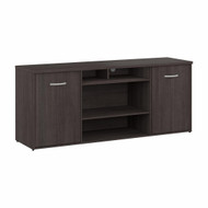 Bush Business Furniture 72W Office Storage Cabinet with Doors and Shelves Storm Gray - SCS172SGK