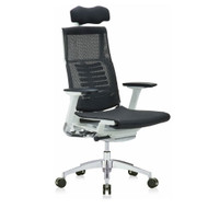 Eurotech by Raynor Powerfit all Mesh Chair with Headrest - PFT2-HDR-BLK-FSBLK