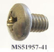 1G5M, MS51957-41 Machine Screw Pan Phillips Hd 8-32 x 1/4 Stainless Steel  100PK