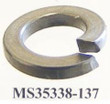 1G5K, MS35338-137 Lock Washer Split No. 8 (0.040x0.174x0.293) Stainless Steel  100PK