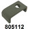 805112 U-Bracket Spring Rod Retainer Steel 1.5x0.75x0.40 INCH HOLE 5/16 M8 GREY HOLDS 2 SPRING RODS 5/16" OR M8 SECURELY
