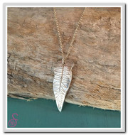 Curved Fern Necklace