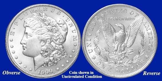 BU 1900-O Morgan Silver Dollar Brilliant Uncirculated Circulated