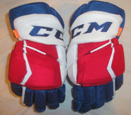 CCM HGJS Jetspeed Hockey Gloves 14" NHL Pro Stock NYR Used 