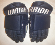  Warrior Alpha Pro Stock Custom Hockey Gloves 14" Navy Blue NHL 