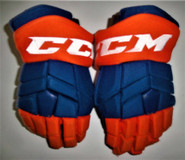 CCM HGTKXP Pro Stock Hockey Gloves 15" Islanders AHL NHL #46 Used