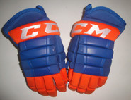 CCM HG97XP Pro Stock Hockey Gloves 14" Islanders AHL NHL #58 used