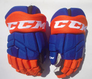 CCM HGTKXP Pro Stock Hockey Gloves 13" Islanders AHL NHL used #37