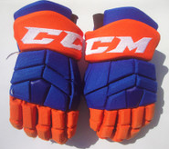 CCM HGTKXP Pro Stock Hockey Gloves 14" Islanders AHL NHL #42 Used