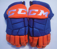 CCM HGQLXP Pro Stock Hockey Gloves 15" Islanders AHL NHL #36 used 2