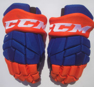 CCM HGTKXP Pro Stock Hockey Gloves 13" Islanders AHL NHL used #37 (2)