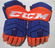 CCM HGTKXP Pro Stock Hockey Gloves 14" Islanders NHL AHL #49 used