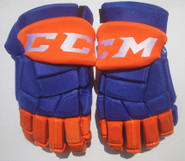 CCM HGQLXP Pro Stock Hockey Gloves 14" Islanders AHL NHL used