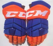 CCM HGTKXP Pro Stock Hockey Gloves 14" Islanders AHL NHL #28/44 Used