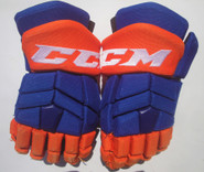 CCM HGTKXP Pro Stock Hockey Gloves 13" Islanders AHL NHL #24 Used 2