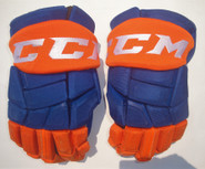 CCM HGQLXP Pro Stock Hockey Gloves 14" Islanders AHL NHL used (2)