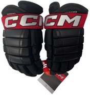 CCM HG97XP Pro Stock Custom Hockey Gloves 13" NCAA Northeastern Huskies NEW (2)