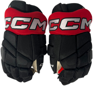 CCM HGTKXP Pro Stock Custom Hockey Gloves 13" NCAA Northeastern Huskies NEW