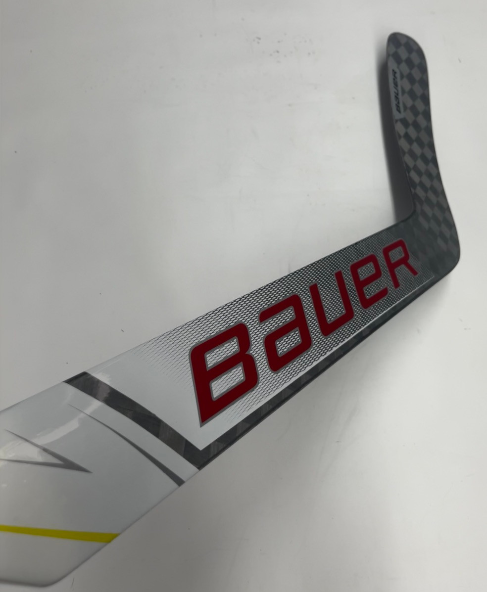 Bauer Pro Stock Hyperlite Goalie Leg Pads Size Medium 34”+1” Colors -  Dallas Stars.