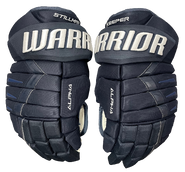 Warrior Alpha Pro Custom Pro Stock Hockey Gloves 14" Navy NEW NHL