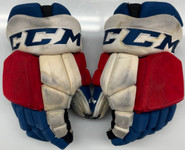 CCM HGTKPP Pro Stock  Hockey Gloves 14" WolfPack Scanlin AHL Used