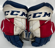 CCM JetSpeed Pro Stock Hockey Gloves 14" NHL/ AHL Used GIUTTARI 