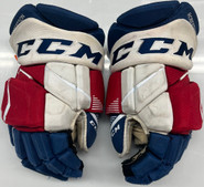 CCM JetSpeed Pro Stock Hockey Gloves 15" NHL/ AHL Used Robertson 