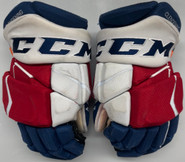 CCM JetSpeed Pro Stock Hockey Gloves 14" NHL/ AHL Used CLENDENING