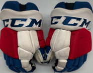 CCM HGTKPP Pro Stock  Hockey Gloves 14" WolfPack AHL Jones Used (2) 