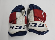 CCMJetspeed Hockey Gloves 14" NHL Pro Stock WolfPack Cuylle Used 