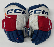 CCM Jetspeed Hockey Gloves 13" NHL Pro Stock WolfPack Trivigno Used 