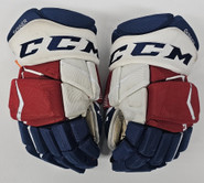 CCM Jetspeed Pro Stock Hockey Gloves 14" SKINNER Used Rangers (2)