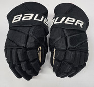 Bauer Vapor 2X Pro Custom Pro Stock Hockey Gloves 14" Black NHL Used Smith (3)