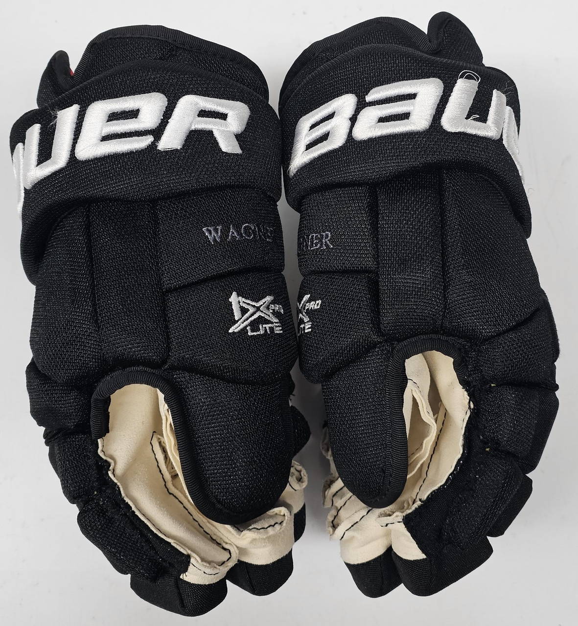 Bauer Ultrasonic Pro Stock Custom Hockey Gloves 15 Tampa Bay Lightning NHL  - DK's Hockey Shop