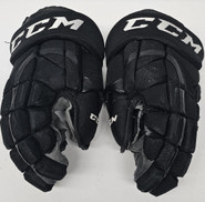 CCM HG12 Pro Stock Custom Hockey Gloves 15" Boston Bruins NHL Used Carlo