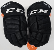 CCM HGPJS Pro Stock Custom Hockey Gloves 13" Bruins GRZELYCK NHL New 