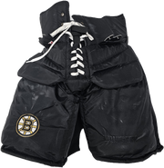 Vaughn Custom Pro Stock Hockey Goal Pants XL Swayman Bruins NHL Used