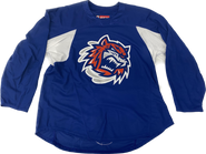CCM Custom Pro Stock Hockey Practice Jersey Sound Tigers  AHL Royal Blue 58 Used