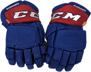 CCM Jetspeed Pro Stock Custom Hockey Gloves 14" UML NCAA USED