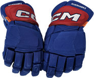 CCM Jetspeed Pro Stock Custom Hockey Gloves 14" UML NCAA USED #11