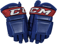 CCM HG97 Pro Stock Custom Hockey Gloves 14" UML NCAA Used #23