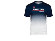 MassConn Badger Hex Short Sleeve Performance Tee Adult and Youth