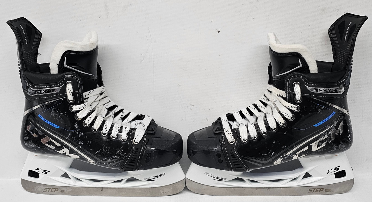 CCM Ribcor 100K Total Custom Pro Stock Hockey Skates 7 Regular Royal