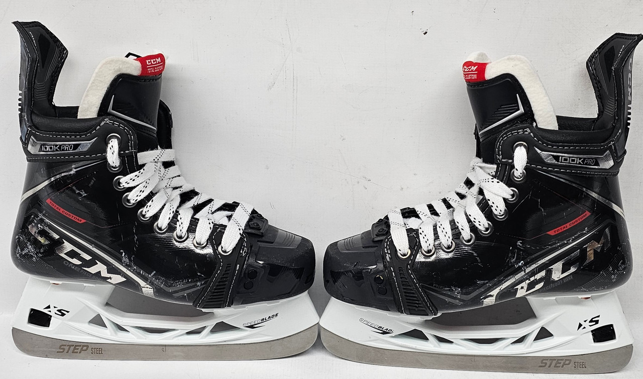CCM Ribcor 100K Total Custom Pro Stock Hockey Skates 4 Regular Red New