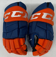 CCM HGQLXP Pro Stock Hockey Gloves 14" Islanders AHL NHL Used (4)