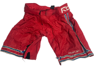 Reebok HP9K Rangers Pro Stock Hockey Pant Shell Cover Red XL NYR Used