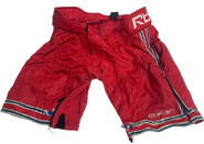 Reebok HP9K Rangers Pro Stock Hockey Pant Shell Cover Red XL NYR Used